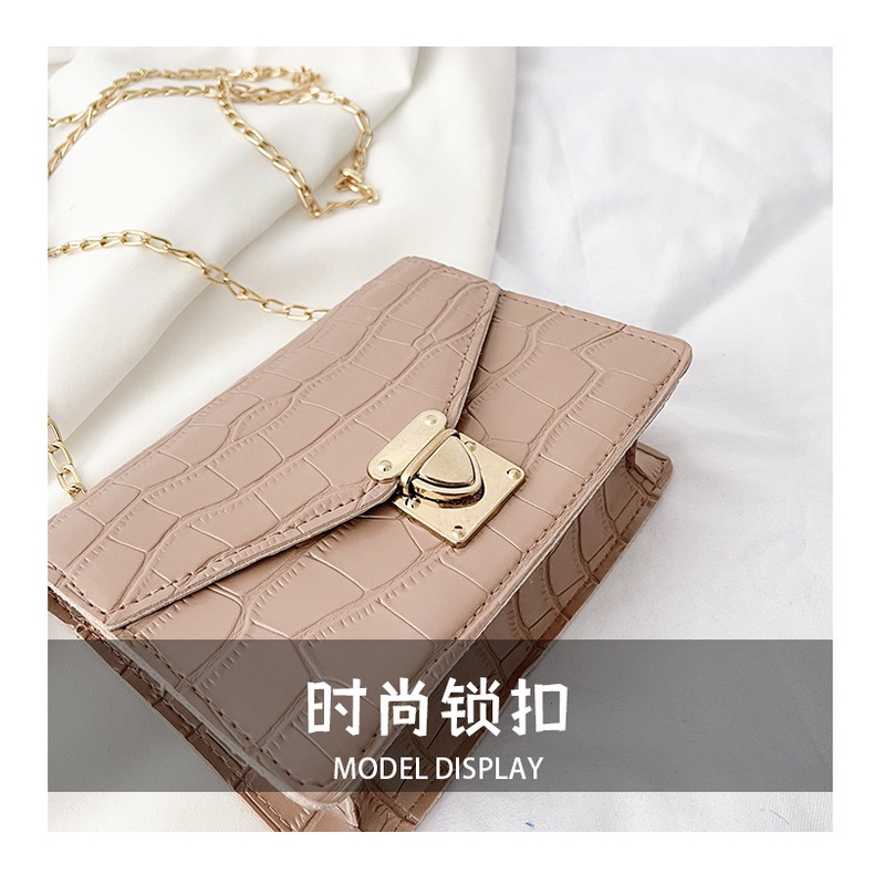 Túi xách JASMIN NOIR họa tiết da cá sấu thời trang cho nữ