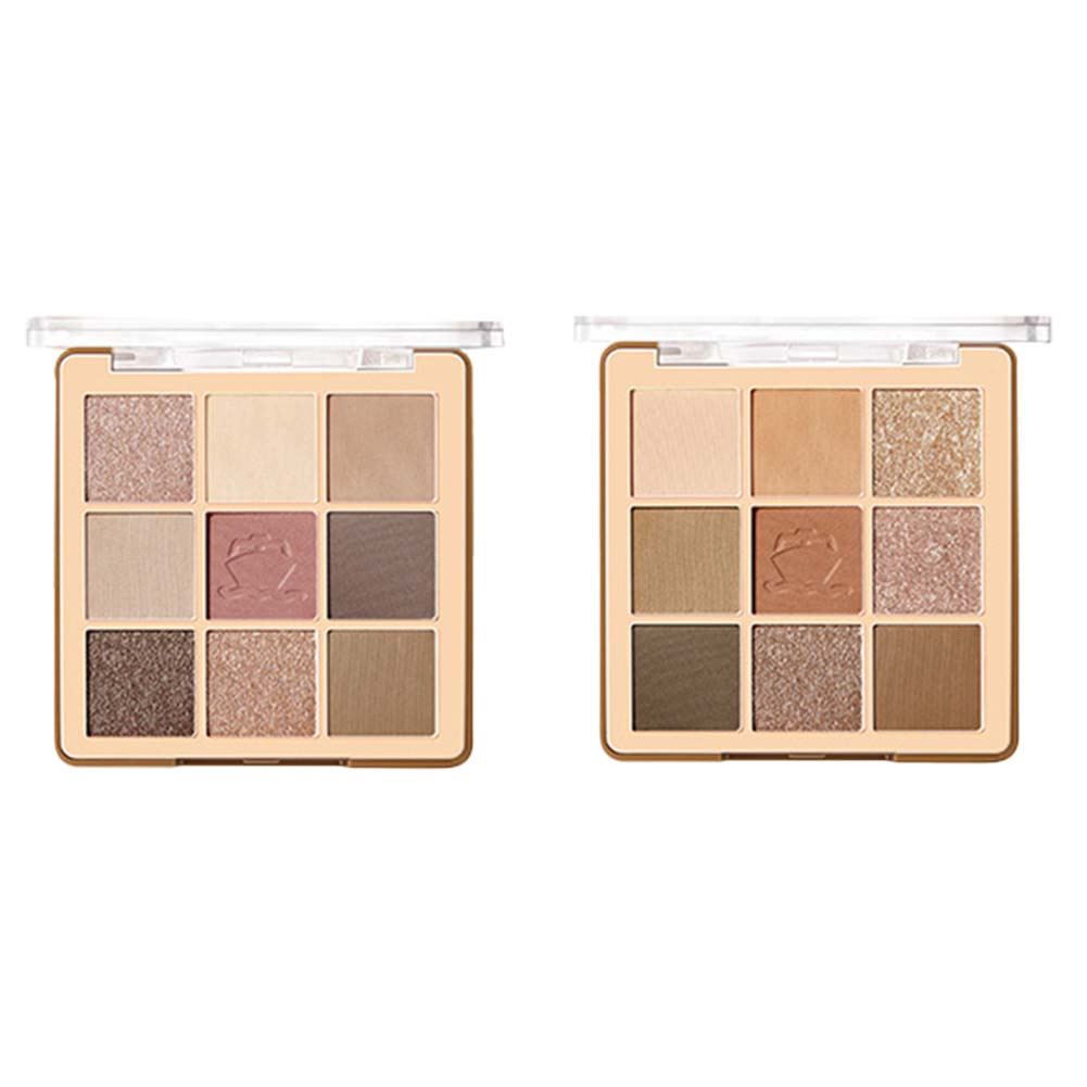 Bảng Phấn Mắt Chín Màu Sắc Tông Lì / Hiệu Ứng Ngọc Trai Xinh Xắn JP5