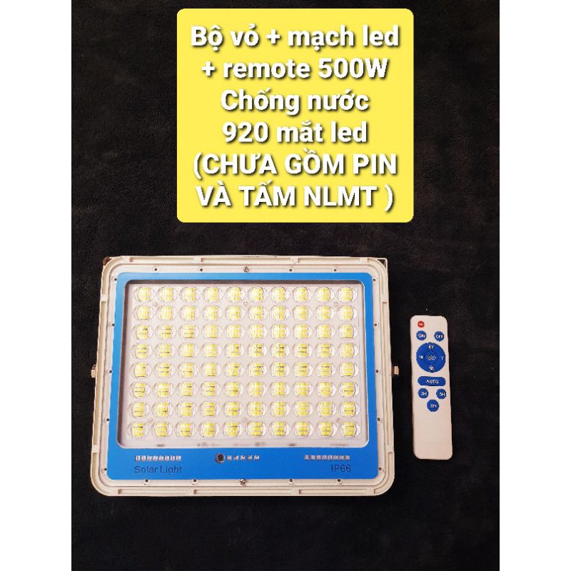 ⛔📣ĐÈN PHA NĂNG LƯỢNG MẶT TRỜI 500W CHƯA GỒM PIN VÀ TẤM NLMT ⛔📣FREESHIP📣
