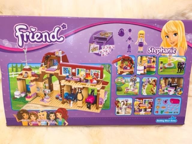 Friends_LEGO friend BELA 10562 Trang Trại HUẤN LUYỆN NGỰA ( 594 mảnh)