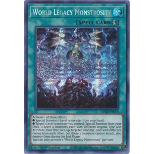 Thẻ bài Yugioh - TCG - World Legacy Monstrosity / MP20-EN076'