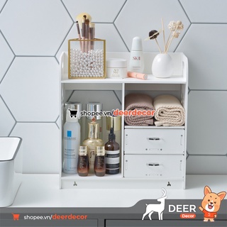 Kệ Để Sách, Để Mỹ Phẩm Có Ngăn Kéo Tiện Lợi - DEER DECOR