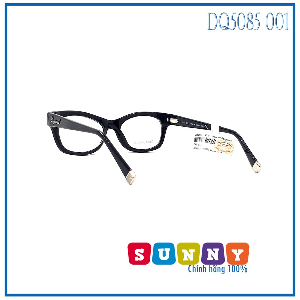 Gọng kính thời trang DSquared2 DQ5085 001 chính hãng, thiết kế dễ đeo bảo vệ mắt