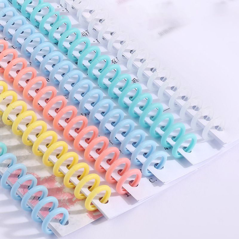 Set 10 Vòng Nối Bằng Nhựa 30 Lỗ Cho Sổ Tay