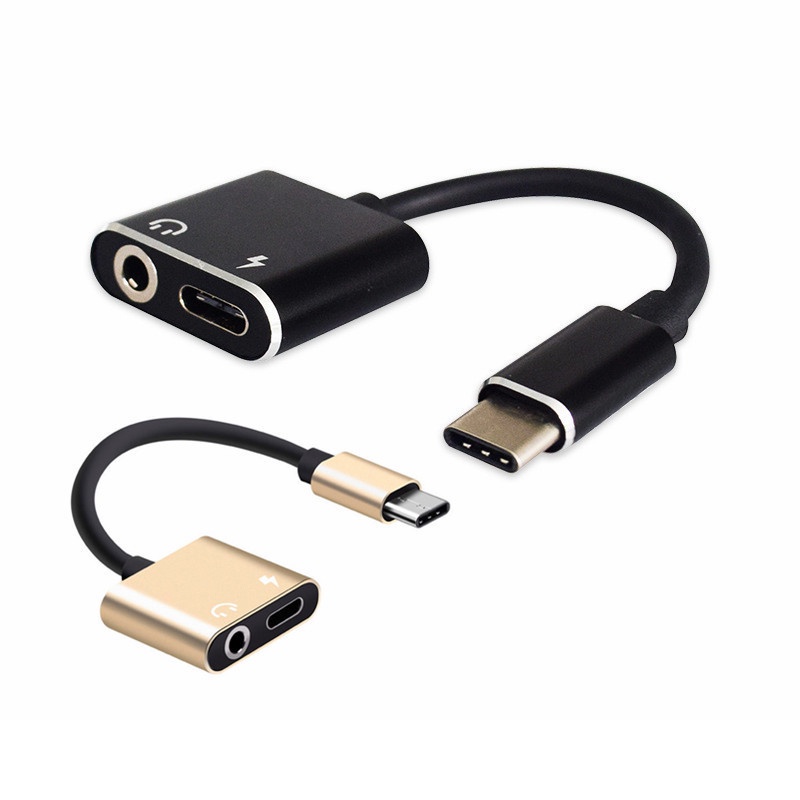 Đầu Chuyển Đổi Tai Nghe Loại C 2 Trong 1 Sang 3.5mm iPad Pro 11 / iPad Pro 12.9 2018 / Google pixel 3 / pixel 3XL