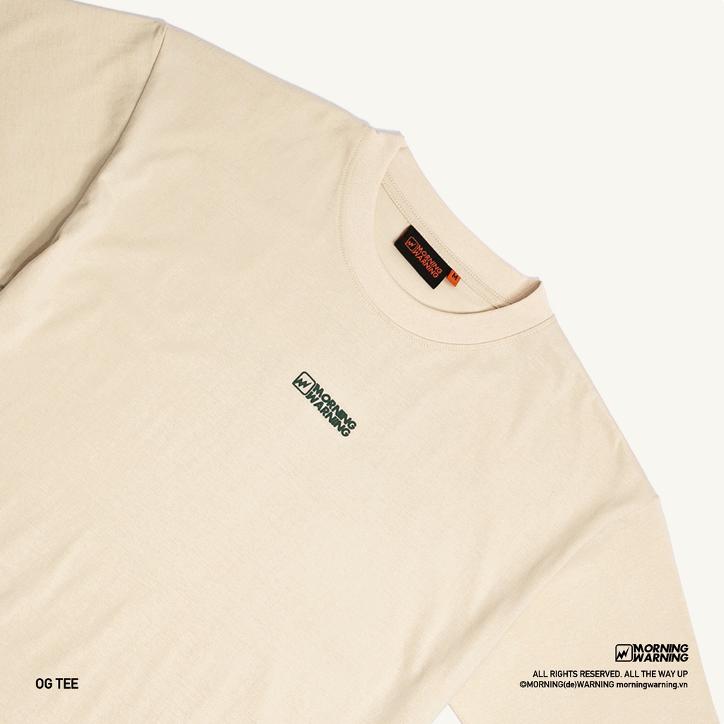 Áo thun Morning Warning OG -  Áo Thun Unisex Form Rộng Tay Lỡ Oversize Cotton 100% Local Brand