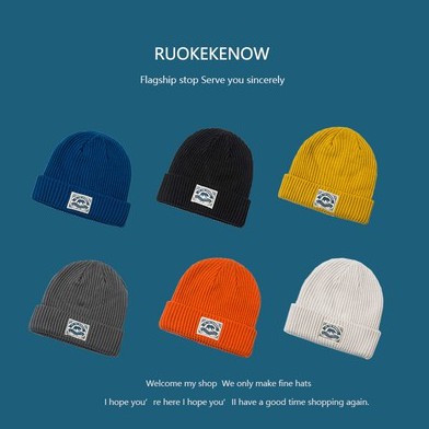 Mũ beanie Dệt Kim Họa Tiết Gấu Bắc Cực Giữ Ấm Dễ Phối Đồ Cho Nam Và Nữ
