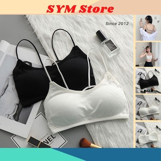 Áo Bra Thun Nữ, Áo Lót 2 Dây - SYM