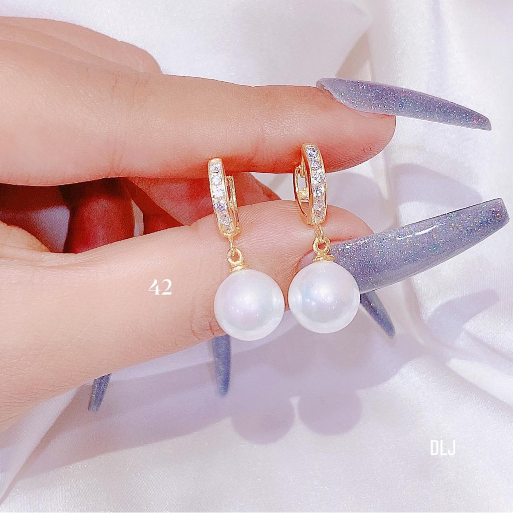 BÔNG TAI BẠC XI VÀNG TREO TRAI