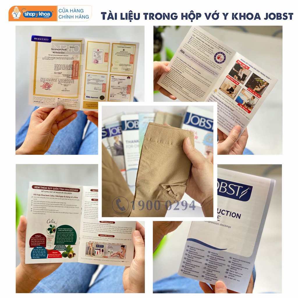 Vớ Y Khoa JOBST UltraSheer Đùi, Màu Da, Kín Ngón, Suy Giãn Tĩnh Mạch, Áp Lực 20-30mmHg (Tất Y Khoa)