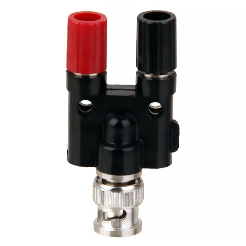 Phích Cắm Chuyển Đổi BNC Đầu Cắm 4mm Sang Ổ Cắm Bắp Chuối 2X4Mm