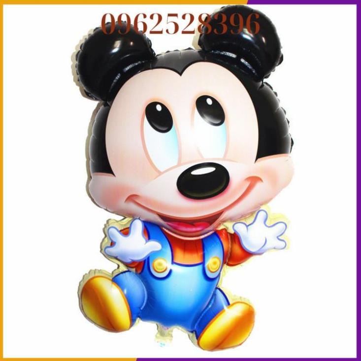 [ TẶNG  Bơm Tay + Băng keo ] Set bóng trang trí sinh nhật chủ đề ❤️chuột mickey❤️, bóng bay sinh nhật cho bé tuổi chuột