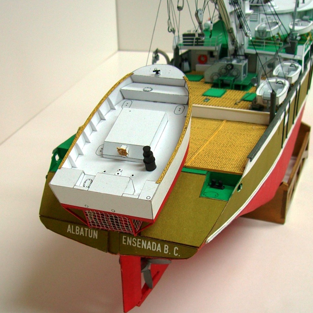 Mô hình giấy tàu thuyền Fly Model 113 - Albatun