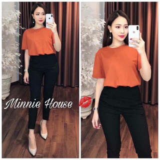 Áo thun trơn phom rộng