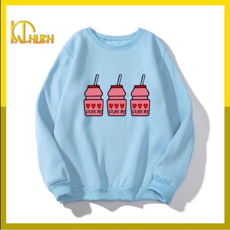 Áo Sweater In Hộp Sữa