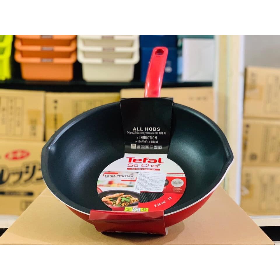 Chảo Chiên Sâu Lòng Tefal So Chef 28 cm