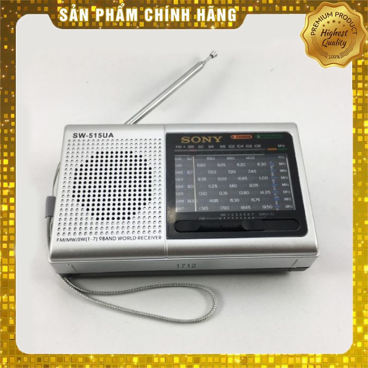 Đài Radio Sony SW-515UA ( tặng kèm pin và dây sạc )