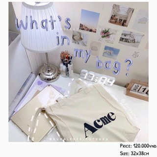 Túi tote “Acme”.