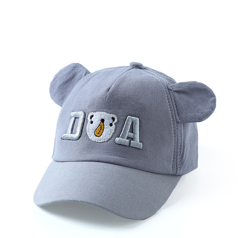 Mũ Lưỡi Trai Thêu Hình Gấu Dễ Thương Cho Bé