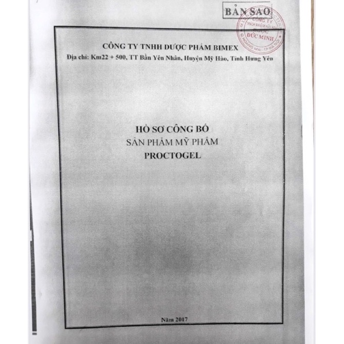 Kem bôi trĩ PROCTOGEL giảm đau, rát, ngứa do trĩ