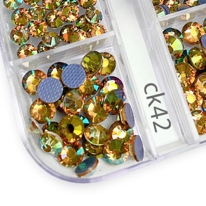 Khay Đá Nail Chân Keo Mix Size Trang Trí Móng ANGELICA CK42