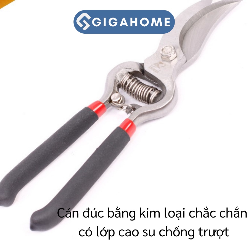 Kéo Cắt Tỉa Cành Cây Lưỡi Cong GIGAHOME Bằng Thép Sắc Bén, Không Gỉ 7103