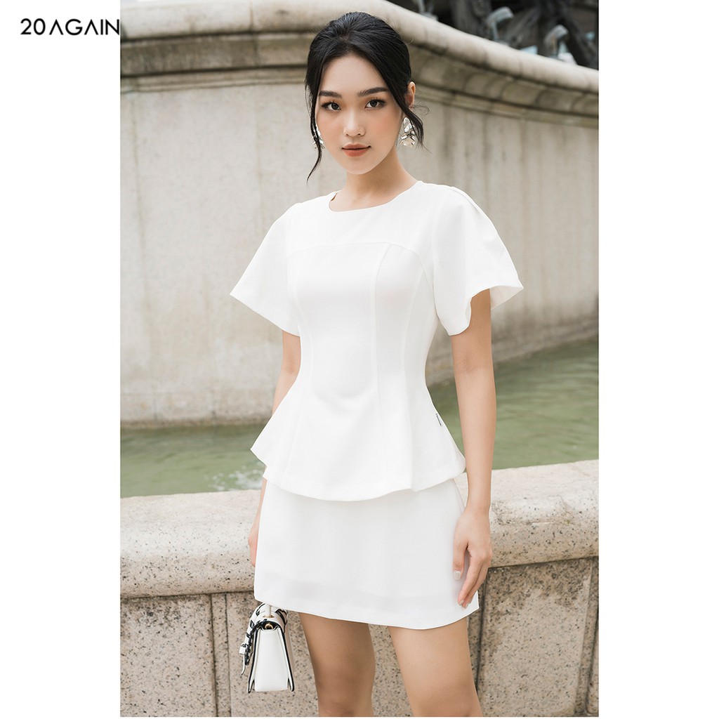 Áo sơ mi nữ công sở 92WEAR, đủ màu, đủ size, vai bồng xếp ly ASA1458