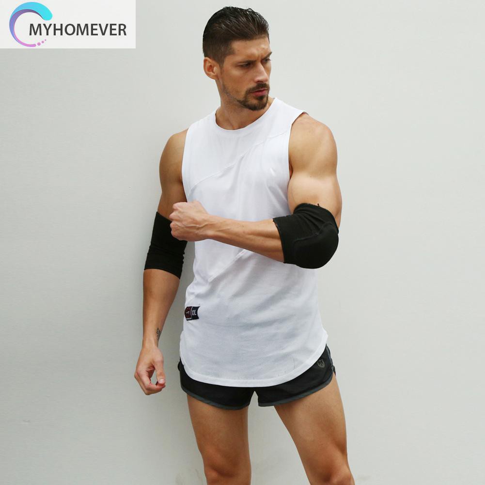 Cặp đệm xốp dệt kim bảo vệ khuỷu tay / đầu gối khi chơi thể thao