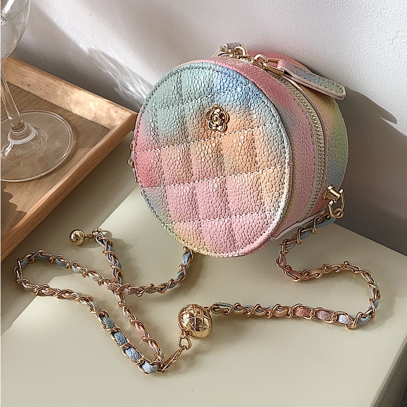 Túi Đeo Vai Mini Hình Tròn 2022 Thời Trang Cho Nữ