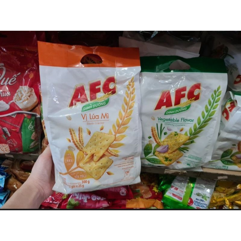 Bánh AFC vị rau/vị lúa mì 300g