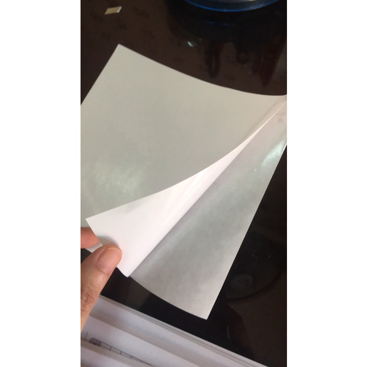 Giấy Decal A4 trắng trơn Fasson