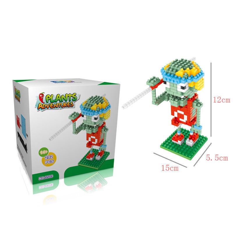 Bộ Đồ Chơi LắP RáP Mô HìNh Plants VS Zombie