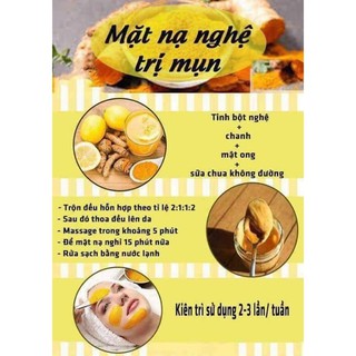 100gr Tinh Bột Nghệ Nguyên Chất [Loại 1]