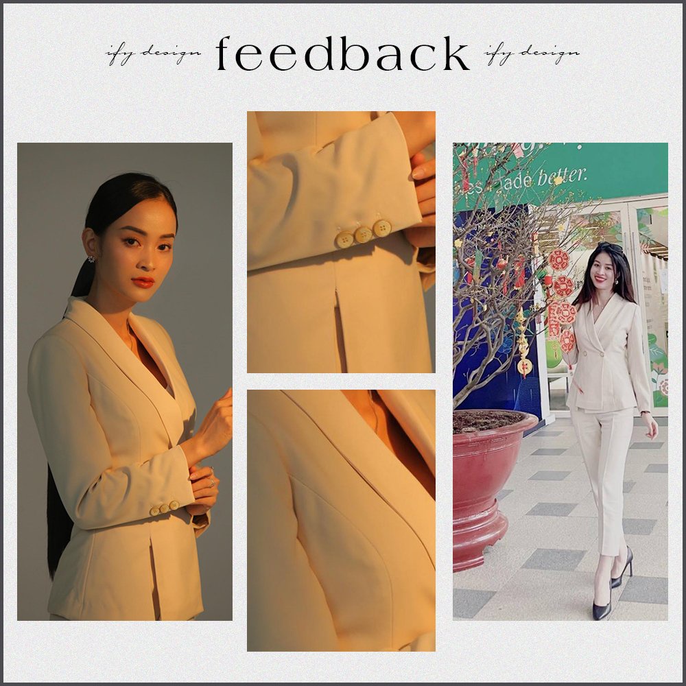 Quần baggy nữ mày be cạp nhỏ IFY Design FS268Q