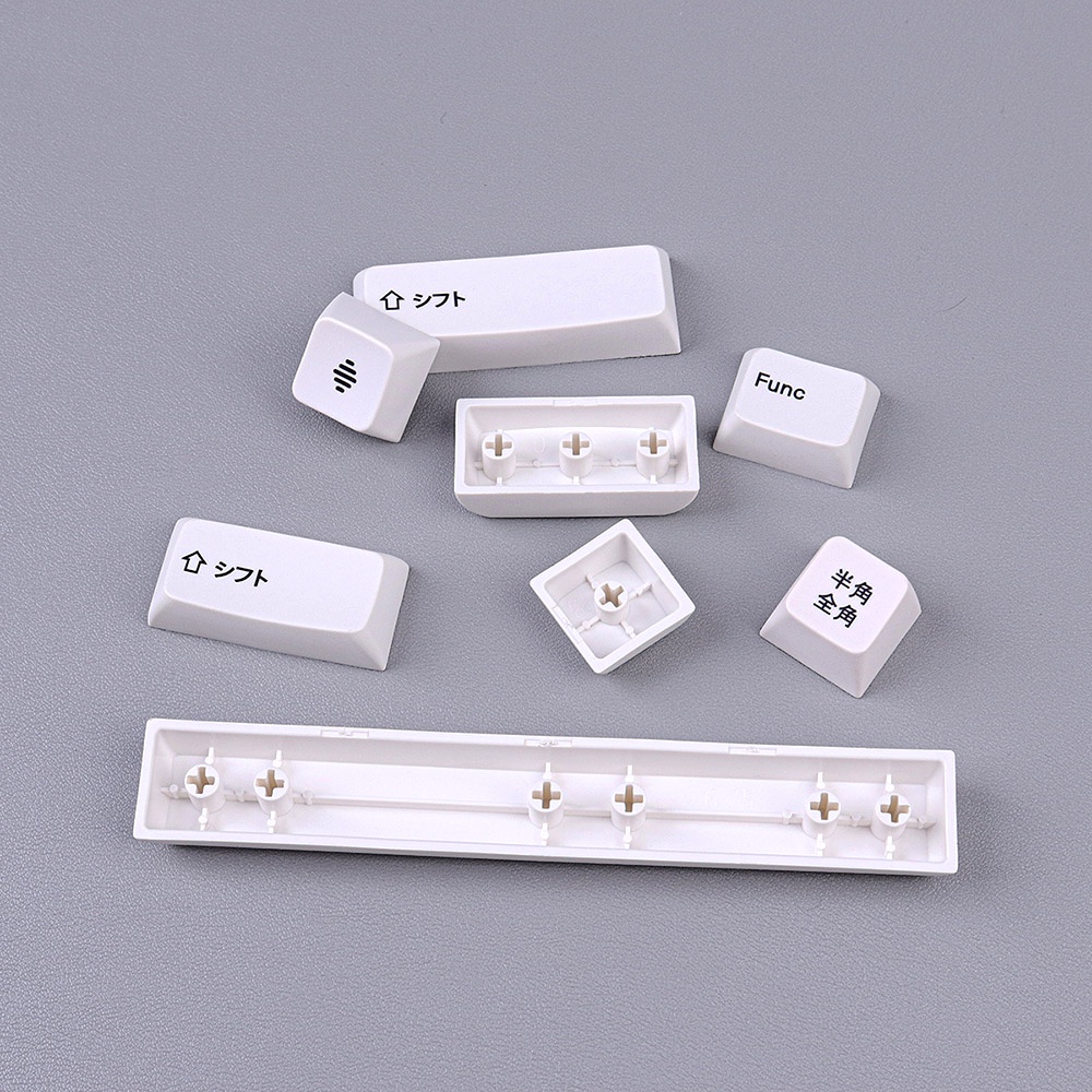Pot Nắp Bàn Phím Nhuộm 122 Phím mda Màu Trắng Tối Giản Cá Tính Cho Bàn Phím Cơ Gmk pro / gk61