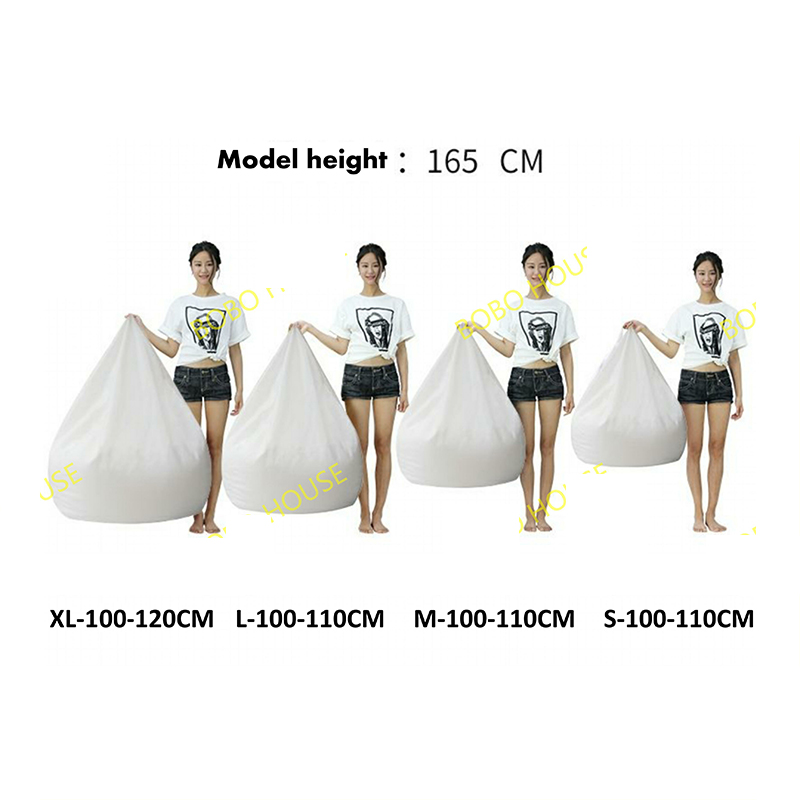Ghế Sofa Lười Trong Nhà Mềm Mại Kích Thước S / M / L / XL Dành Cho Người Lớn Và Trẻ Em