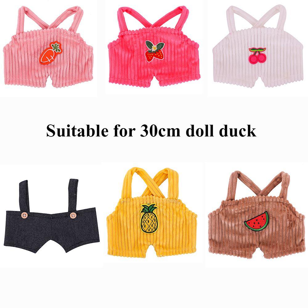 Búp Bê Nhồi Bông Hình Vịt Vàng 30cm Dễ Thương Cho Bé