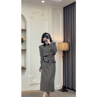 Set váy ziczac 2 chi tiết