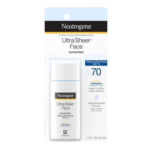 Xả kho nửa giá - kem chống nắng cho da mặt Neutrogena Ultra Sheer liquid Sunscreen SPF 70