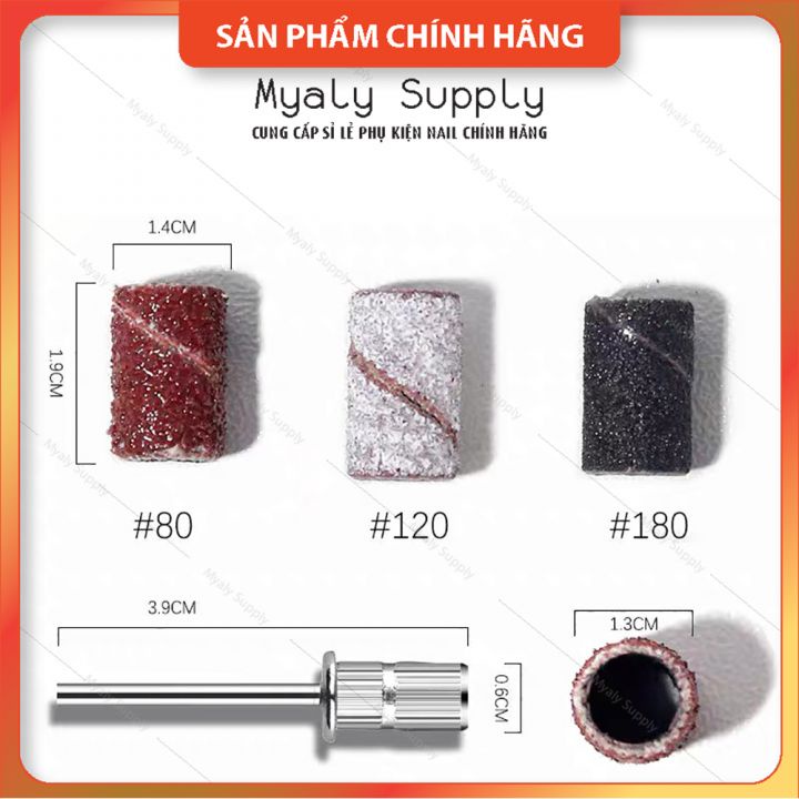 Hộp Đầu Nhám Nail Mix 3 Cỡ 1440