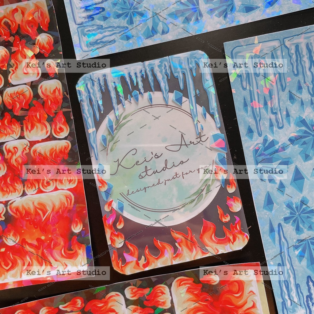 Sticker toploader thiết kế nhà Kei - ĐỌC KĨ THÔNG TIN