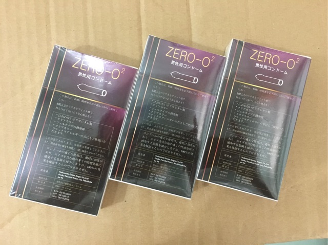 BAO CAO SU SIÊU MỎNG ZERO 02 hộp 12 cái