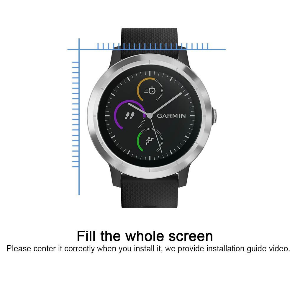 Kính cường lực cong 2.5D cho đồng hồ thông minh Garmin Vivoactive 3
