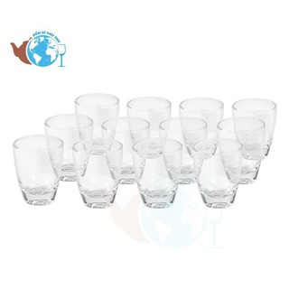 BỘ 12 LY THỦY TINH UỐNG RƯỢU BẦU NHỎ RBTVP