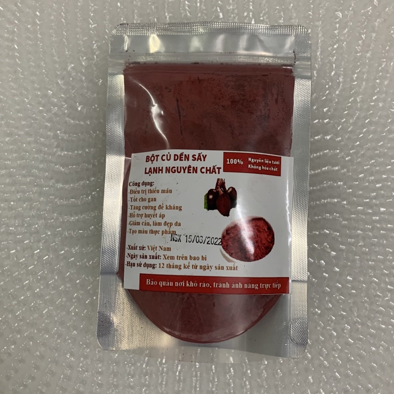 Bột củ dền chống oxy hóa, làm đẹp da, tạo màu thực phẩm