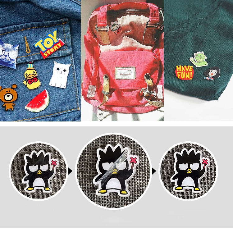 Ghim cài áo thiết kế hoạt hình Nhật Bản dễ thương xinh xắn