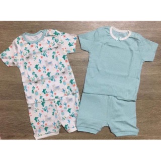Set 2 bộ pijama bé gái Tuclothing auth size 9-12,12-18