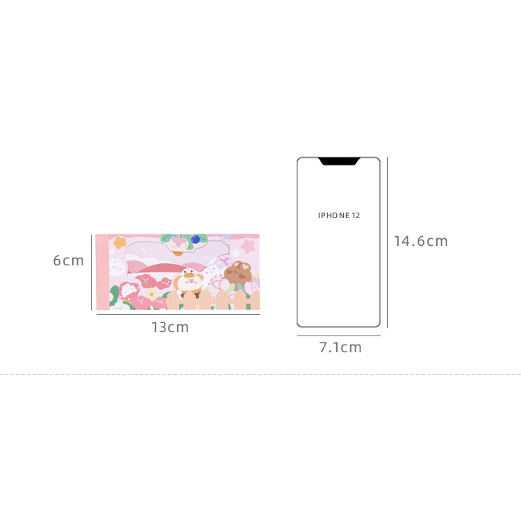 Set Sticker Xấp 30 Miếng Lớn Phong Cảnh và Gấu Thỏ