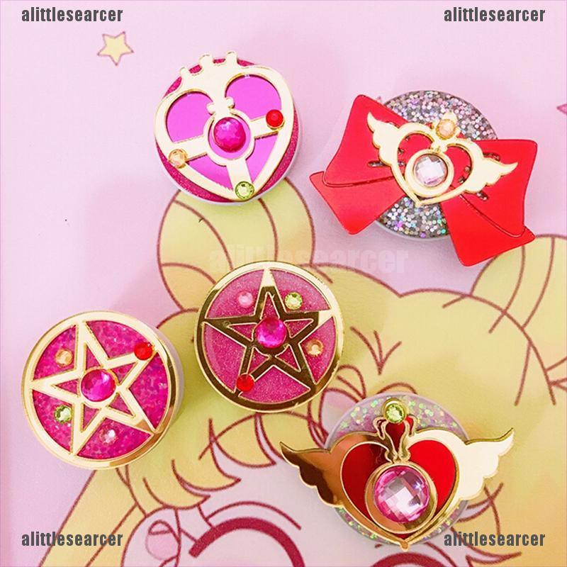 SAILOR MOON Giá Đỡ Điện Thoại Dạng Nhẫn Hình Thủy Thủ Mặt Trăng