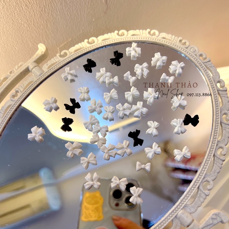 Set nơ trắng siêu xinh